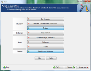 Erstellen der Setup-CD mit nLite